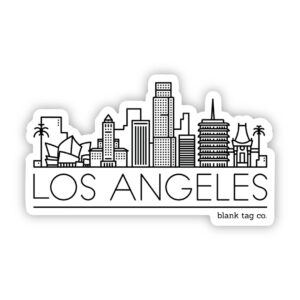 The Los Angeles Skyline Vinyl Sticker Decal